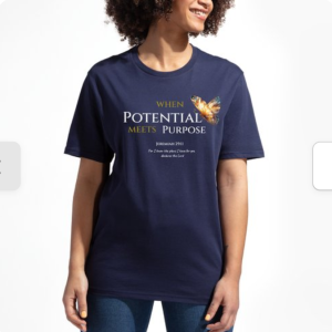 When Potential meets Purpose™ – Signature Butterfly Tee